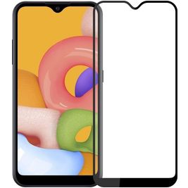 Mobigear Premium Samsung Galaxy A01 Verre trempé Protection d'écran - Compatible Coque - Noir