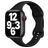Mobigear Sport Slim Bracelet Silicone Apple Watch Fermeture à clou et passant - 49/46/45/44 mm - Noir