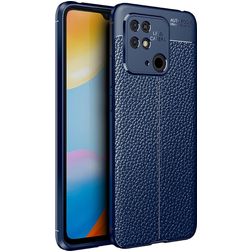 Mobigear Luxury Coque Xiaomi Redmi 10C Coque arrière en TPU Souple - Bleu