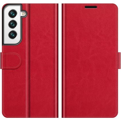Mobigear Wallet Housse Samsung Galaxy S22 Etui Porte-Monnaie - Rouge