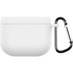 Mobigear Colors Coque Apple AirPods 4 Coque en Silicone Souple - Blanc