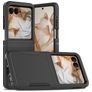 Mobigear Heavy Armor Coque Motorola Razr 50 Coque arrière Rigide Anti-Chocs - Noir
