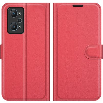 Mobigear Classic Housse Realme GT Neo2 Etui Porte-Monnaie - Rouge