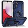 Mobigear Armor Ring Coque Samsung Galaxy A14 Coque arrière Rigide Anti-Chocs avec Anneau-Support - Bleu