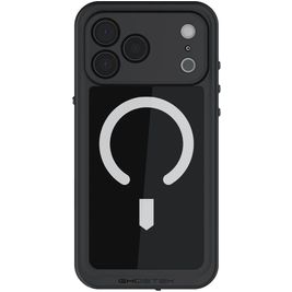 Ghostek Nautical Slim Coque iPhone 17 Pro Max MagSafe Coque arrière Imperméable Rigide Anti-Chocs - Noir