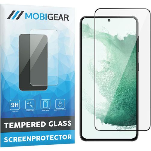 Mobigear Premium Samsung Galaxy S22 Plus Verre trempé Protection d'écran - Compatible Coque - Noir