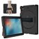 Mobigear Ruggedized Coque iPad 5 (2017) Coque arrière en EVA + Support Amovible - Noir
