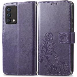 Mobigear Clover Housse Realme GT Master Edition Etui Porte-Monnaie - Violet