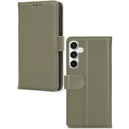 Mobilize Premium Gelly Wallet Housse Samsung Galaxy S23 FE Etui Porte-Monnaie - Vert