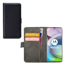 Mobilize Classic Gelly Wallet Housse Motorola Moto G 5G Etui Porte-Monnaie - Noir