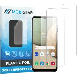 Mobigear Samsung Galaxy A12 Protection d'écran Film - Compatible Coque (Lot de 3)