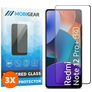 Mobigear Premium Xiaomi Redmi Note 12 Pro Plus Verre trempé Protection d'écran - Compatible Coque - Noir (Lot de 3)