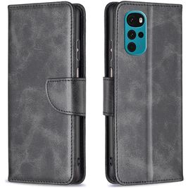 Mobigear Excellent Housse Motorola Moto G22 Etui Porte-Monnaie - Noir