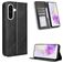 Mobigear Sensation Housse Samsung Galaxy A56 Etui Porte-Monnaie - Noir