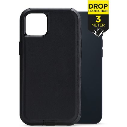 Mobilize Defender Coque iPhone 14 Plus Coque arrière Rigide Anti-Chocs - Noir