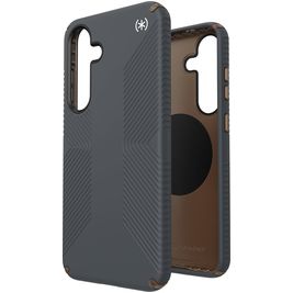 Speck Presidio2 Grip Magnet Coque Samsung Galaxy S25 Plus MagSafe Coque arrière Rigide Anti-Chocs - Charcoal Grey