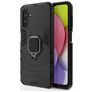 Mobigear Armor Ring Coque Samsung Galaxy A13 5G Coque arrière Rigide Anti-Chocs avec Anneau-Support - Noir