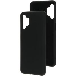 Mobiparts Coque Samsung Galaxy A32 5G Coque arrière en Silicone - Noir