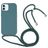Mobigear Lanyard iPhone 16 Coque avec cordon en Silicone - Vert