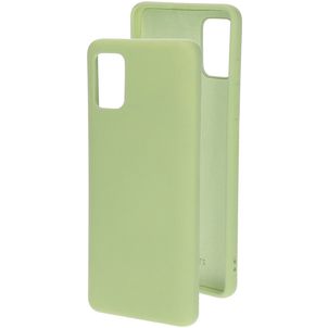 Mobiparts Coque Samsung Galaxy A51 Coque arrière en Silicone - Pistache Green