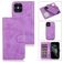 Mobigear Wallet iPhone 12 Pro Coque Étui 2en1 avec coque amovible Portefeuille - Violet