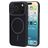 Mobiparts Slim Line Coque iPhone 17 Pro MagSafe Coque arrière Rigide - Onyx Black