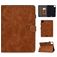 Mobigear Folio Coque iPad Air 5 (2022) Etui + Porte-crayon - Marron