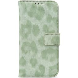 My Style Flex Wallet Housse Samsung Galaxy S25 Ultra Etui Porte-Monnaie - Green Leopard