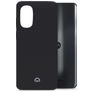 Mobilize Rubber Gelly Coque Motorola Moto G82 Coque arrière en TPU Souple - Matt Black