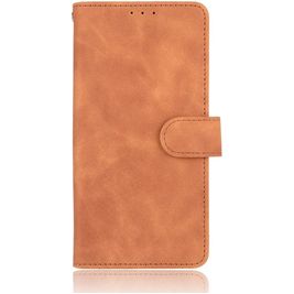 Mobigear Retro Housse Motorola One Fusion Plus Etui Porte-Monnaie - Cognac