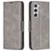 Mobigear Excellent Samsung Galaxy S23 Étui Portefeuille - Gris