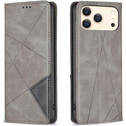 Mobigear Rhombus Slim Housse iPhone 18 Pro Etui - Gris