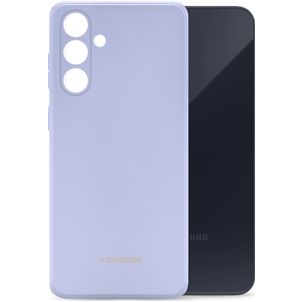 Mobilize Rubber Gelly Coque Samsung Galaxy A35 Coque arrière en TPU Souple - Pastel Purple