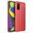 Mobigear Luxury Coque Samsung Galaxy A03s Coque arrière en TPU Souple - Rouge