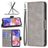 Mobigear Excellent Housse Samsung Galaxy A23 Etui Porte-Monnaie - Gris
