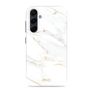 MIO Samsung Galaxy A55 MagSafe Plastique rigide Coque arrière - White Marble
