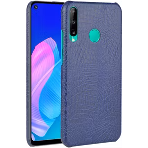Mobigear Croco Coque Huawei P40 Lite E Coque arrière Rigide - Bleu