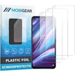 Mobigear Wiko View 5 Protection d'écran Film - Compatible coque (Lot de 3)