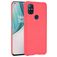 Mobigear Croco Coque OnePlus Nord N10 5G Coque arrière Rigide - Rouge
