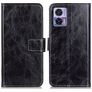 Mobigear Basic Housse Motorola Edge 30 Neo Etui Porte-Monnaie - Noir