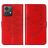 Mobigear Butterfly Housse Motorola Moto G84 Etui Porte-Monnaie - Rouge