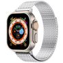 Mobigear Premium Loop Bracelet Milanais Apple Watch Fermeture magnétique - 42/41/40/38 mm - Argent