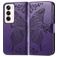 Mobigear Butterfly Housse OPPO Reno 12 Pro Etui Porte-Monnaie - Violet
