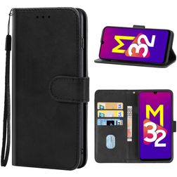 Mobigear Wallet Housse Samsung Galaxy M32 5G Etui Porte-Monnaie - Noir
