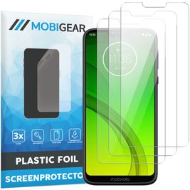 Mobigear Motorola Moto G7 Protection d'écran Film - Compatible Coque (Lot de 3)