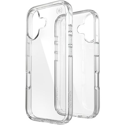 Speck Presidio Perfect Clear Transparent iPhone 17 Plastique rigide Coque arrière Antichoc - Transparent