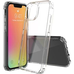 Mobigear Crystal Transparent iPhone 13 Mini Plastique rigide Coque arrière - Transparent
