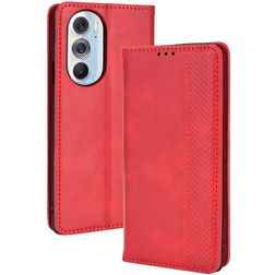 Mobigear Sensation Housse Motorola Edge 30 Pro Etui Porte-Monnaie - Rouge