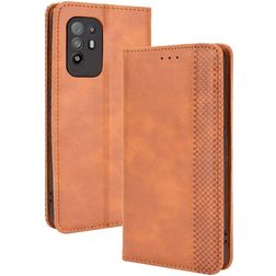 Mobigear Sensation OPPO A94 5G Étui Portefeuille - Cognac