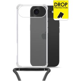 My Style Loop Transparente iPhone Air Coque avec cordon en TPU Souple - Transparent